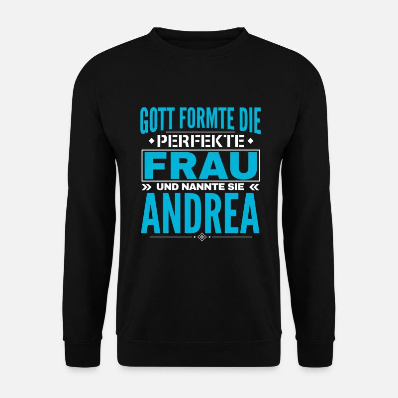 Andrea Name Design - Unisex Sweatshirt - black