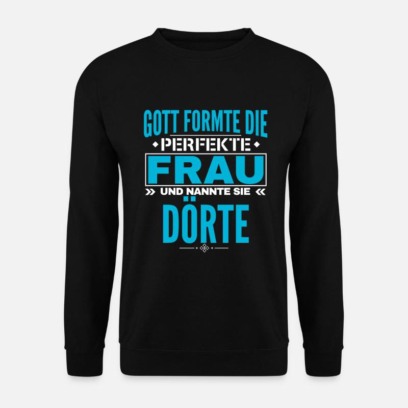 Dörte Name Design - Unisex Pullover - Schwarz