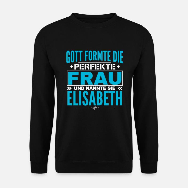 Elisabeth Name Design - Unisex Sweatshirt - black
