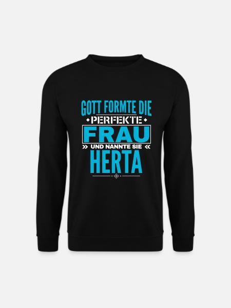Herta Name Design - Unisex Sweatshirt - black