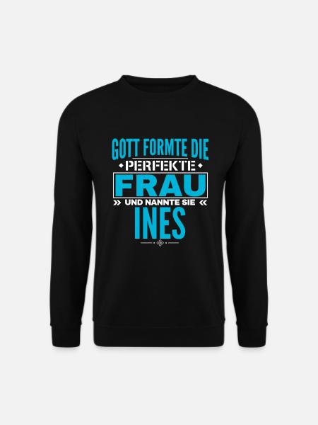 Ines Name Design - Unisex Sweatshirt - black
