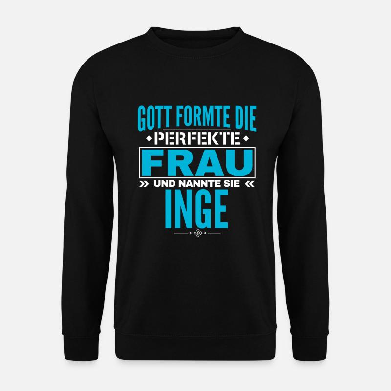 Inge Name Design - Unisex Sweatshirt - black