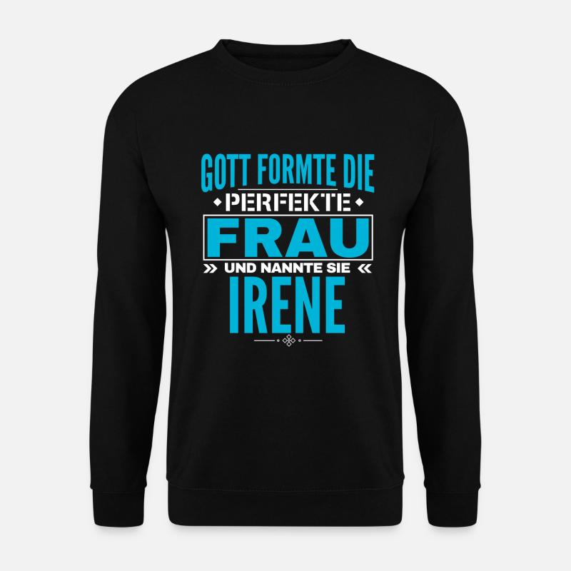 Irene Name Design - Unisex Pullover - Schwarz