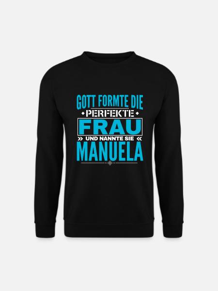 Manuela Name Design - Unisex Sweatshirt - black