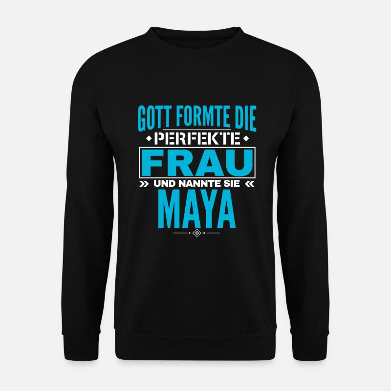 Maya Name Design - Unisex Pullover - Schwarz