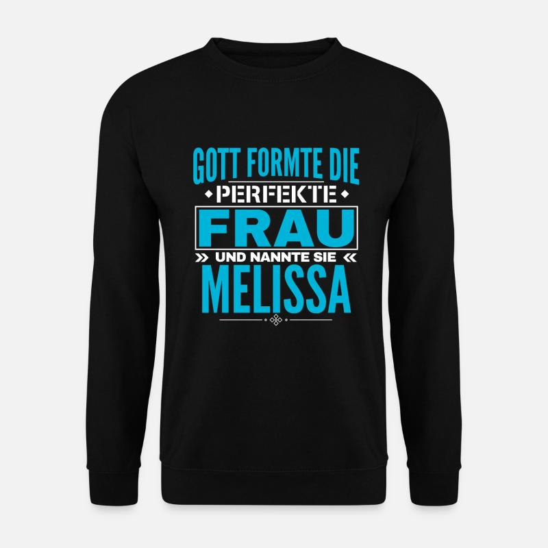 Melissa Name Design - Unisex Sweatshirt - black