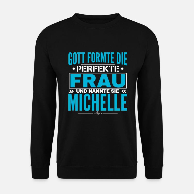 Michelle Name Design - Unisex Pullover - Schwarz