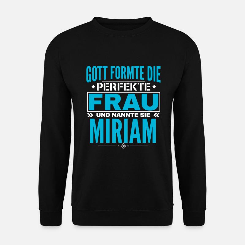 Miriam Name Design - Unisex Sweatshirt - black
