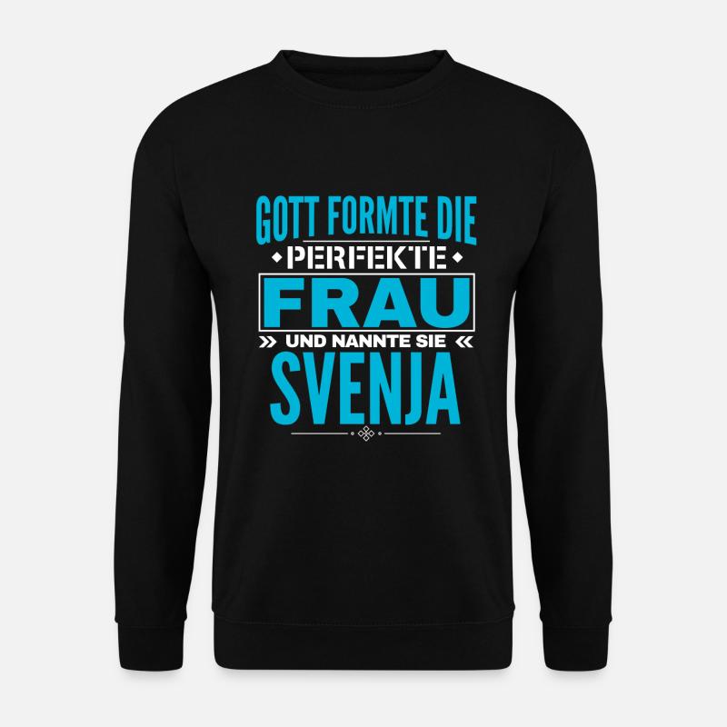 Svenja Name Design - Unisex Pullover - Schwarz