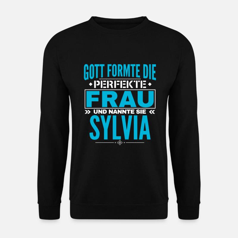 Sylvia Name Design - Unisex Sweatshirt - black