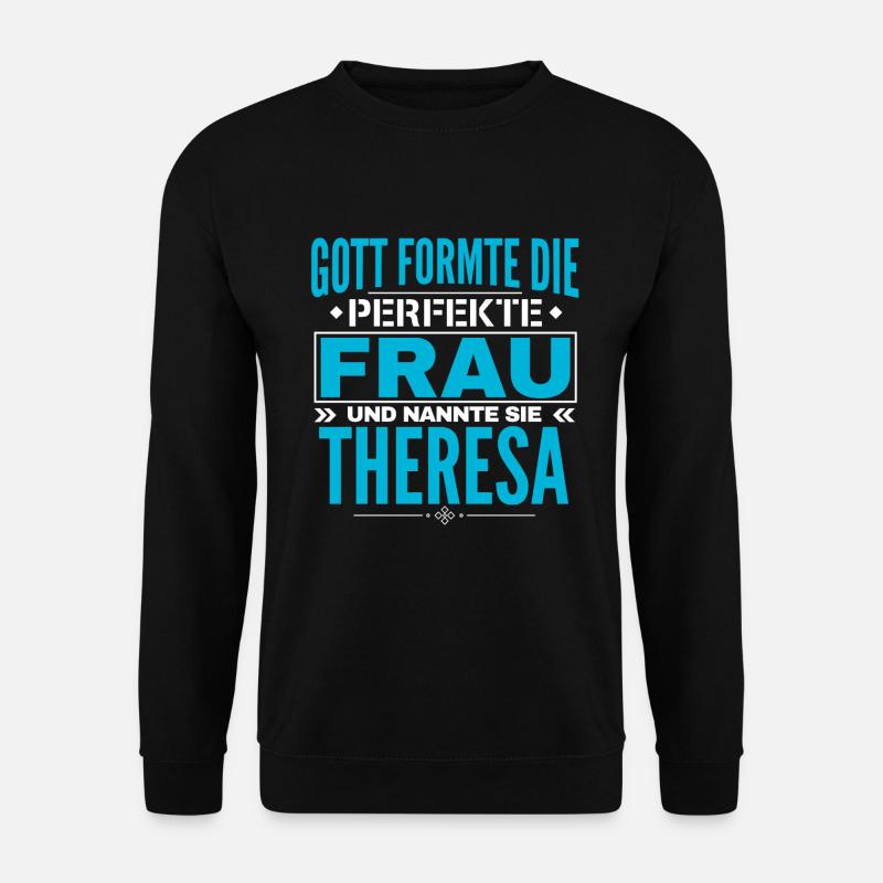 Theresa Name Design - Unisex Pullover - Schwarz