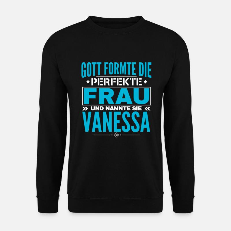 Vanessa Name Design - Unisex Sweatshirt - black