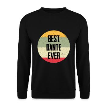 Best Dante Ever - Unisex Pullover - Schwarz - Vorne - Alina (178cm) & Michal (187cm)