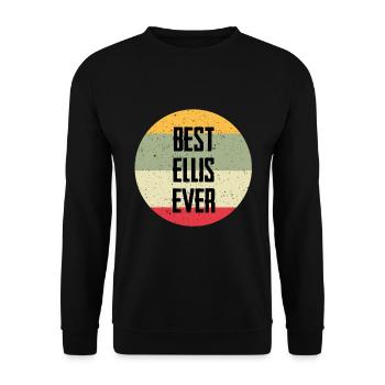 Best Ellis Ever - Unisex Sweatshirt - black - Front - Alina (178cm) & Michal (187cm)