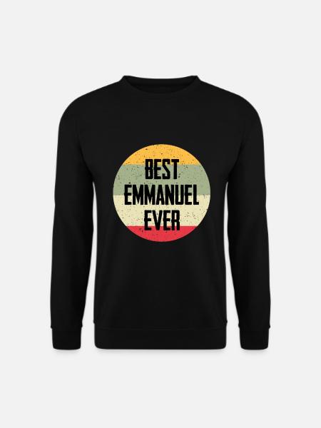 Best Emmanuel Ever - Unisex Sweatshirt - black