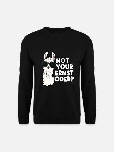 not your serious or - Unisex Sweatshirt - black