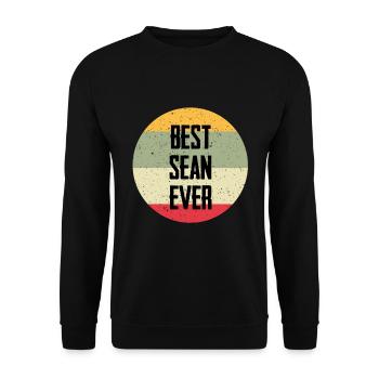 Best Sean Ever - Unisex Pullover - Schwarz - Vorne - Alina (178cm) & Michal (187cm)