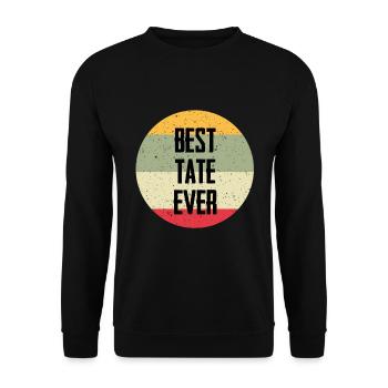 Best Tate Ever - Unisex Pullover - Schwarz - Vorne - Alina (178cm) & Michal (187cm)