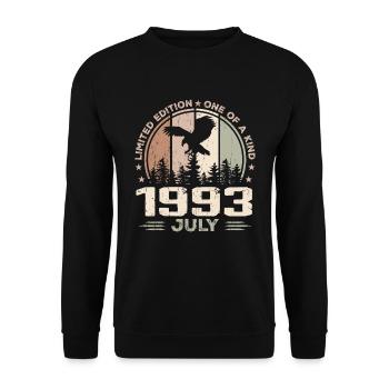 Incomparable since July 1993, 31st Anniversary - Unisex Sweatshirt - black - Front - Alina (178cm) & Michal (187cm)