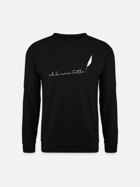 ach du meine Goethe - Unisex Pullover - Schwarz