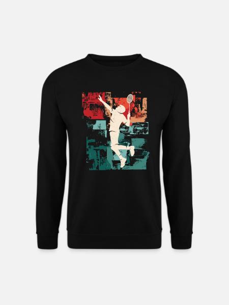Badminton Spieler Badmintonspieler Federball - Unisex Pullover - Schwarz
