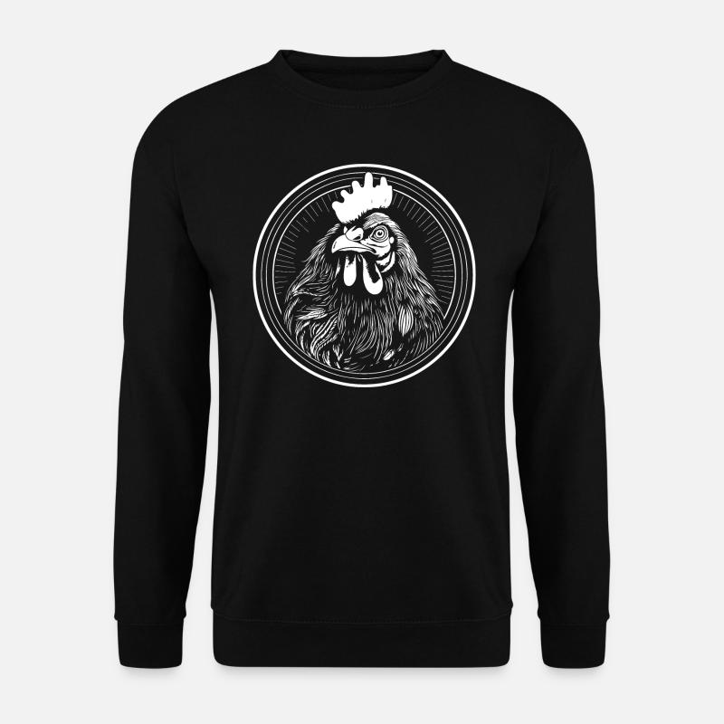 Hahn - Unisex Pullover - Schwarz