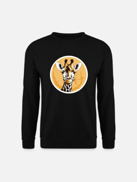 Giraffe - Unisex Pullover - Schwarz