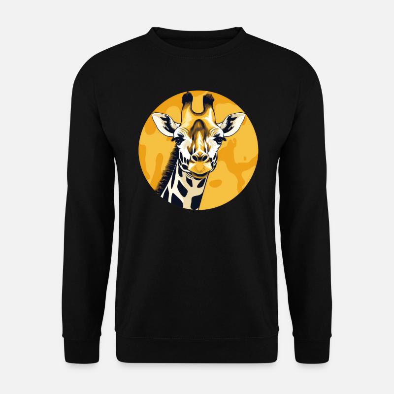 Giraffe - Unisex Pullover - Schwarz
