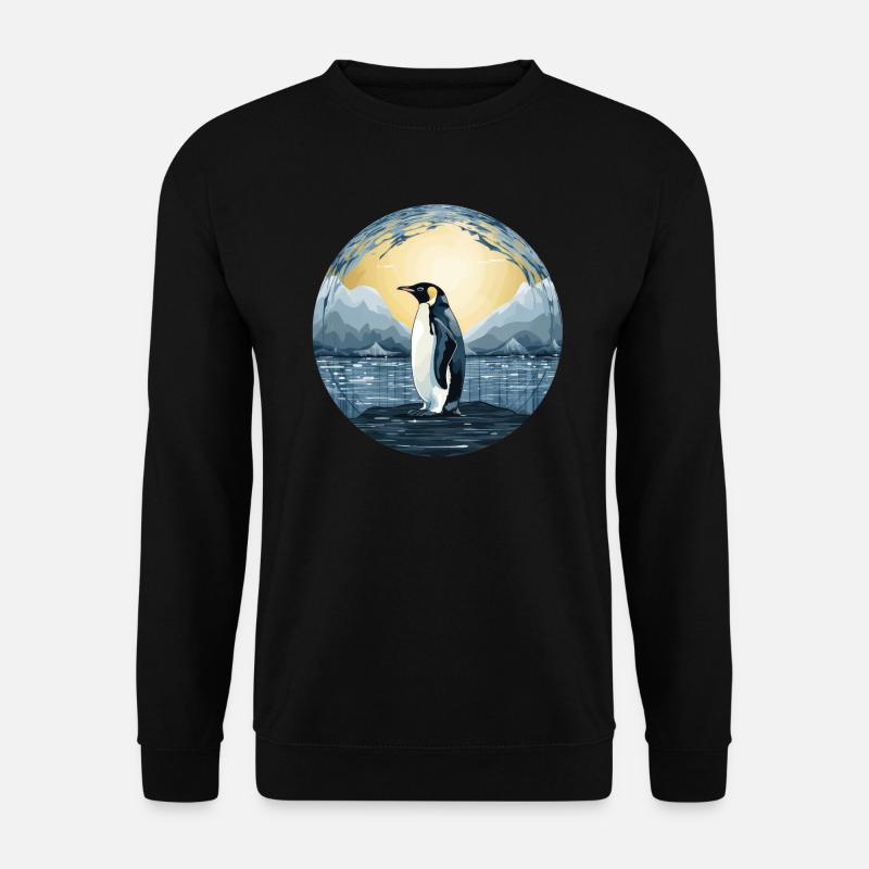 Pingouin - Sweat-shirt Unisexe - noir