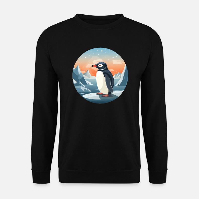 Pingouin - Sweat-shirt Unisexe - noir