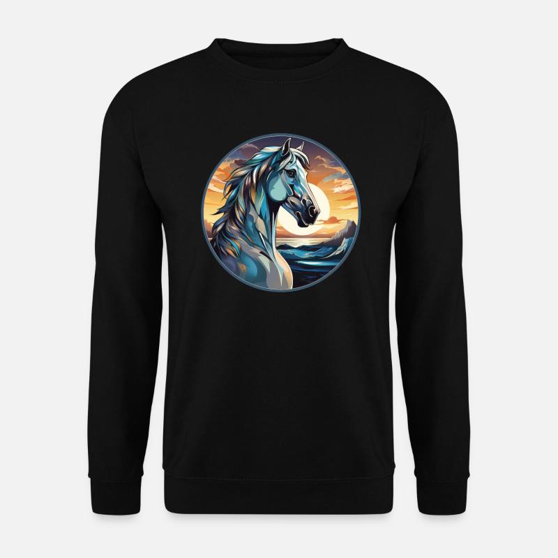 Cheval - Sweat-shirt Unisexe - noir