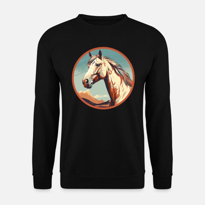 Cheval - Sweat-shirt Unisexe - noir