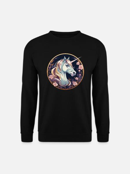 Einhorn - Unisex Pullover - Schwarz