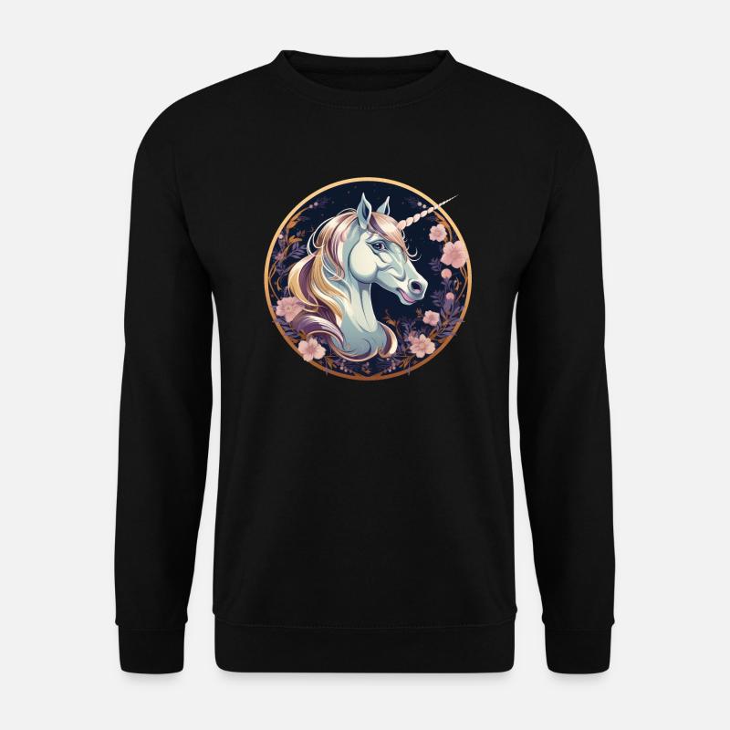Einhorn - Unisex Pullover - Schwarz