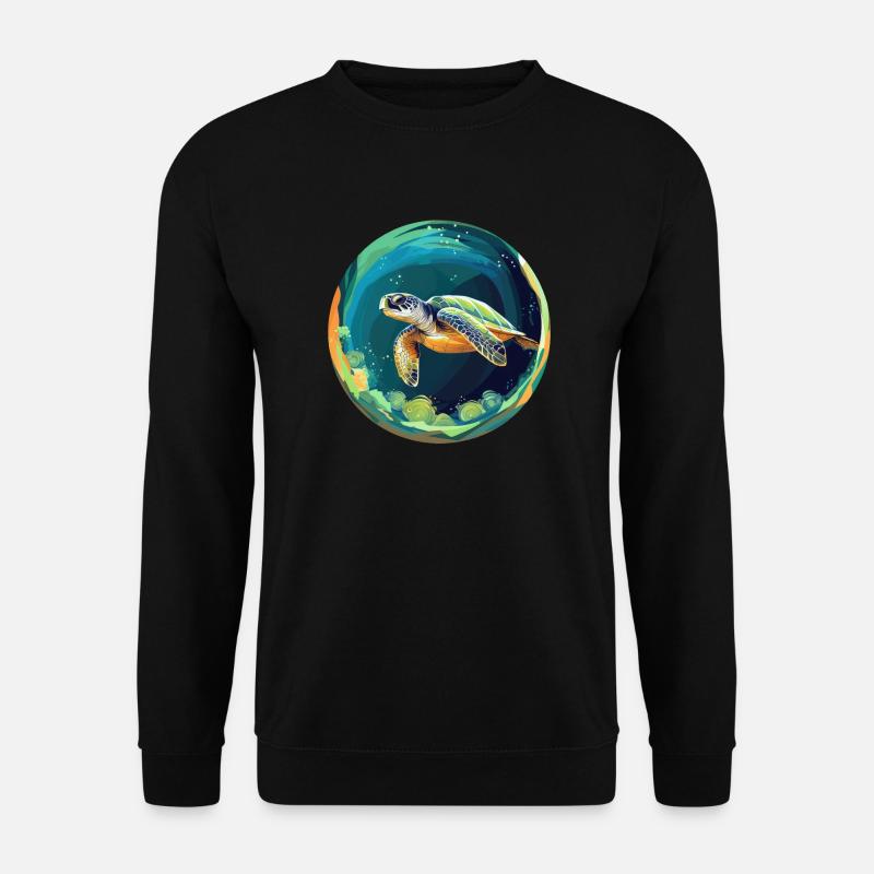 Tortue - Sweat-shirt Unisexe - noir