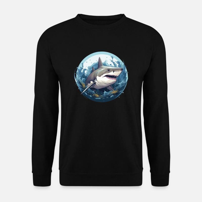 Hai - Unisex Pullover - Schwarz