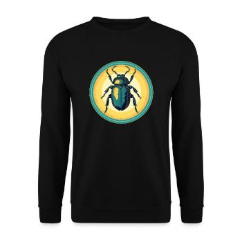 bark beetle - Unisex Sweatshirt - black - Front - Alina (178cm) & Michal (187cm)