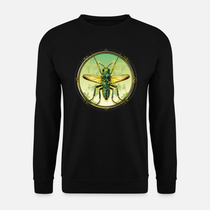 Grashüpfer - Unisex Pullover - Schwarz