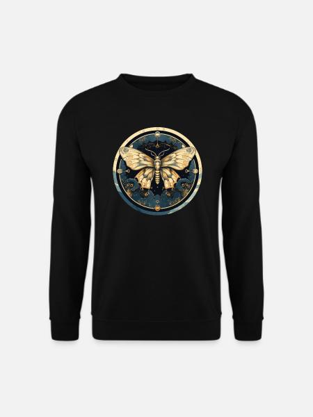 Moth - Unisex Sweatshirt - black