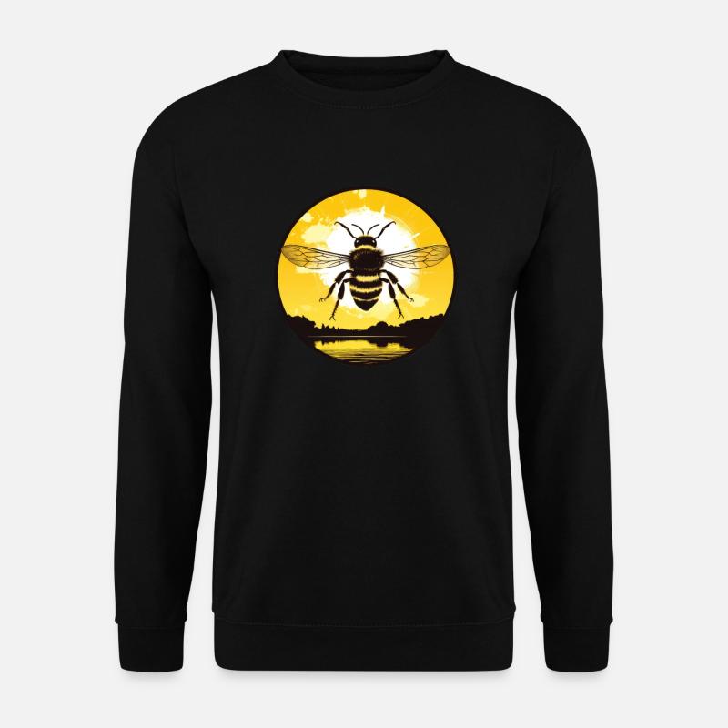 Biene - Unisex Pullover - Schwarz