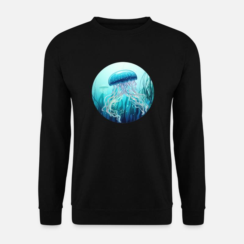 Jellyfish - Unisex Sweatshirt - black