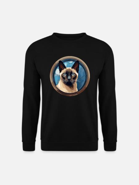 Siamkatze - Unisex Pullover - Schwarz