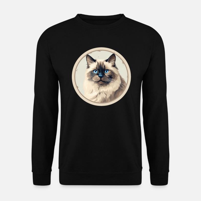 Chat Ragdoll - Sweat-shirt Unisexe - noir