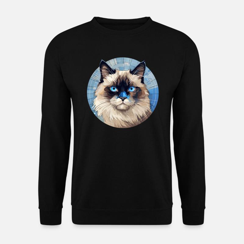Chat Ragdoll - Sweat-shirt Unisexe - noir