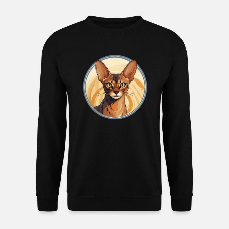 Abyssinian cat - Unisex Sweatshirt - black