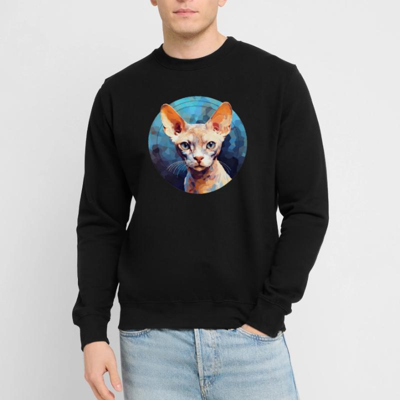 Devon Rex Chat Sweat-shirt Unisexe