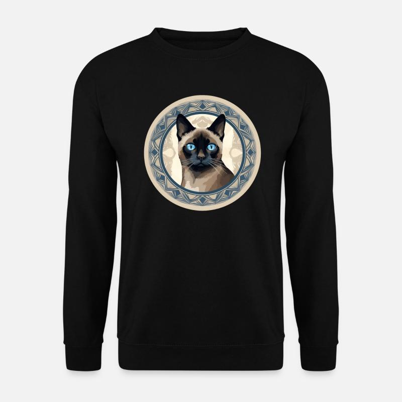 Siamkatze - Unisex Pullover - Schwarz