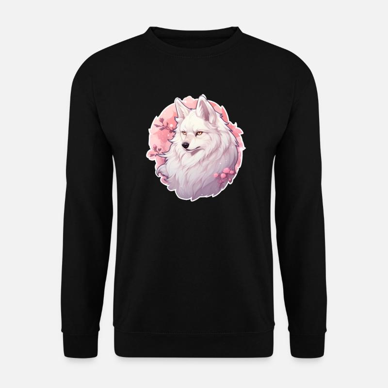 Loup, Anime - Sweat-shirt Unisexe - noir