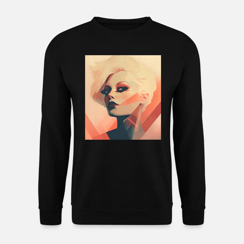 Der Blick - Unisex Pullover - Schwarz