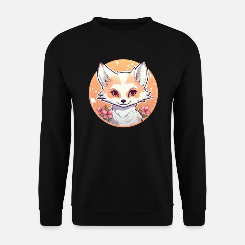 Fox Anime - Sweat-shirt Unisexe - noir
